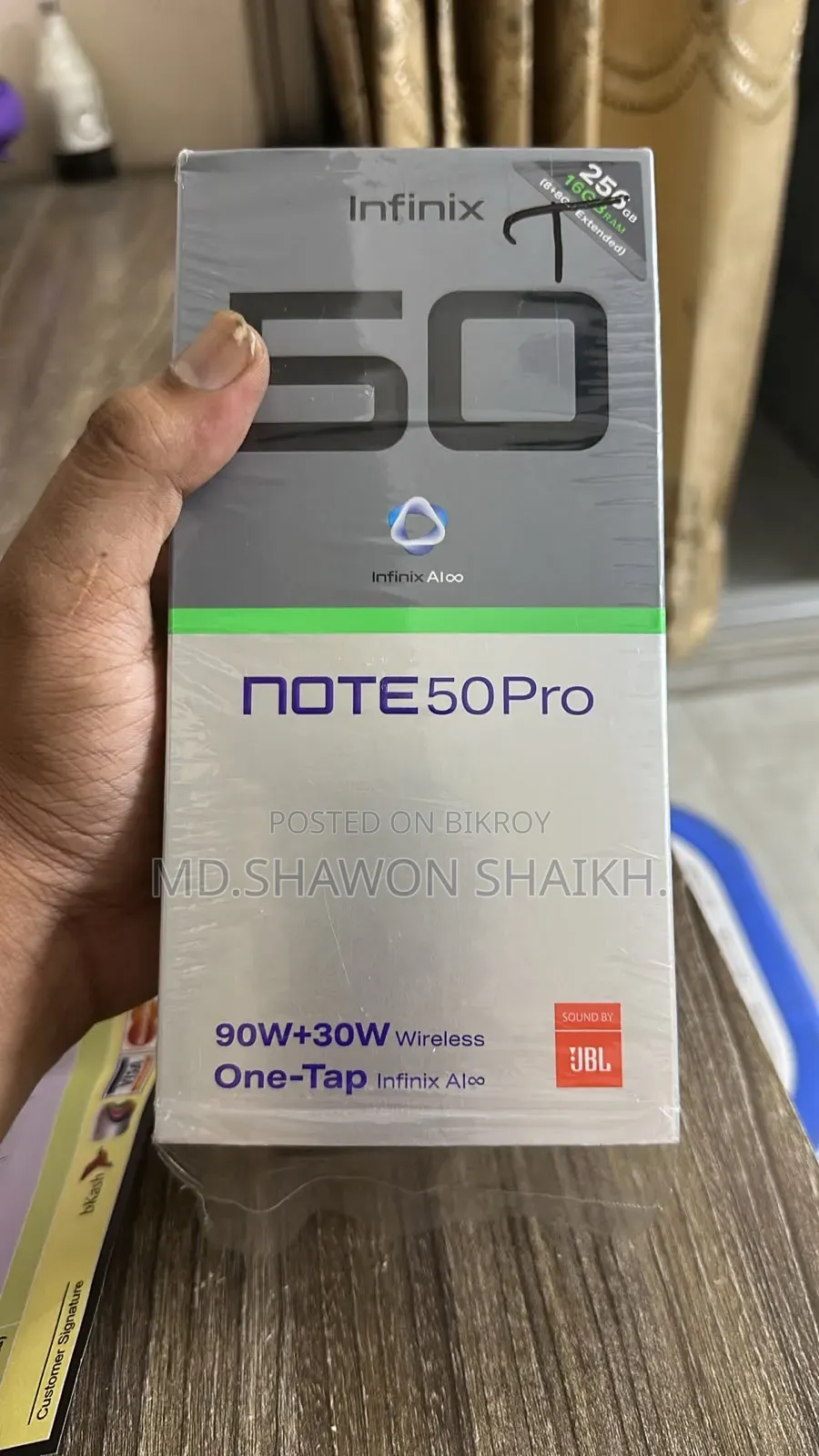 Infinix Note 50 Pro 4G 256 GB Gray