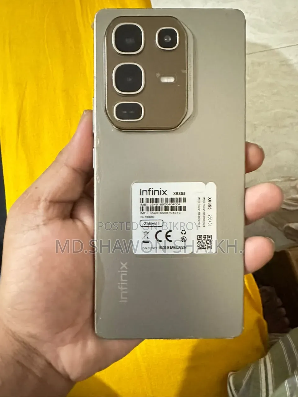 Infinix Note 50 Pro 4G 256 GB Gray