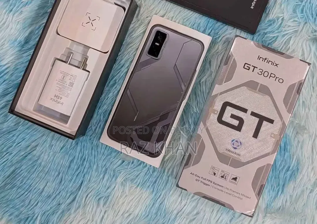 ইনফিনিক্স জিটি ৩০ প্রো ৫জি ২৫৬ জিবি গ্রে