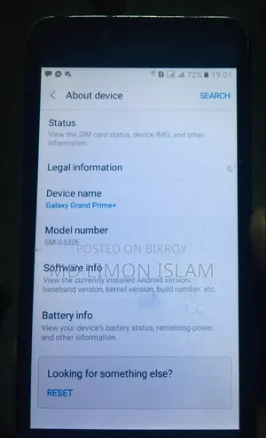 Samsung Galaxy Grand Prime Plus 8 GB Black