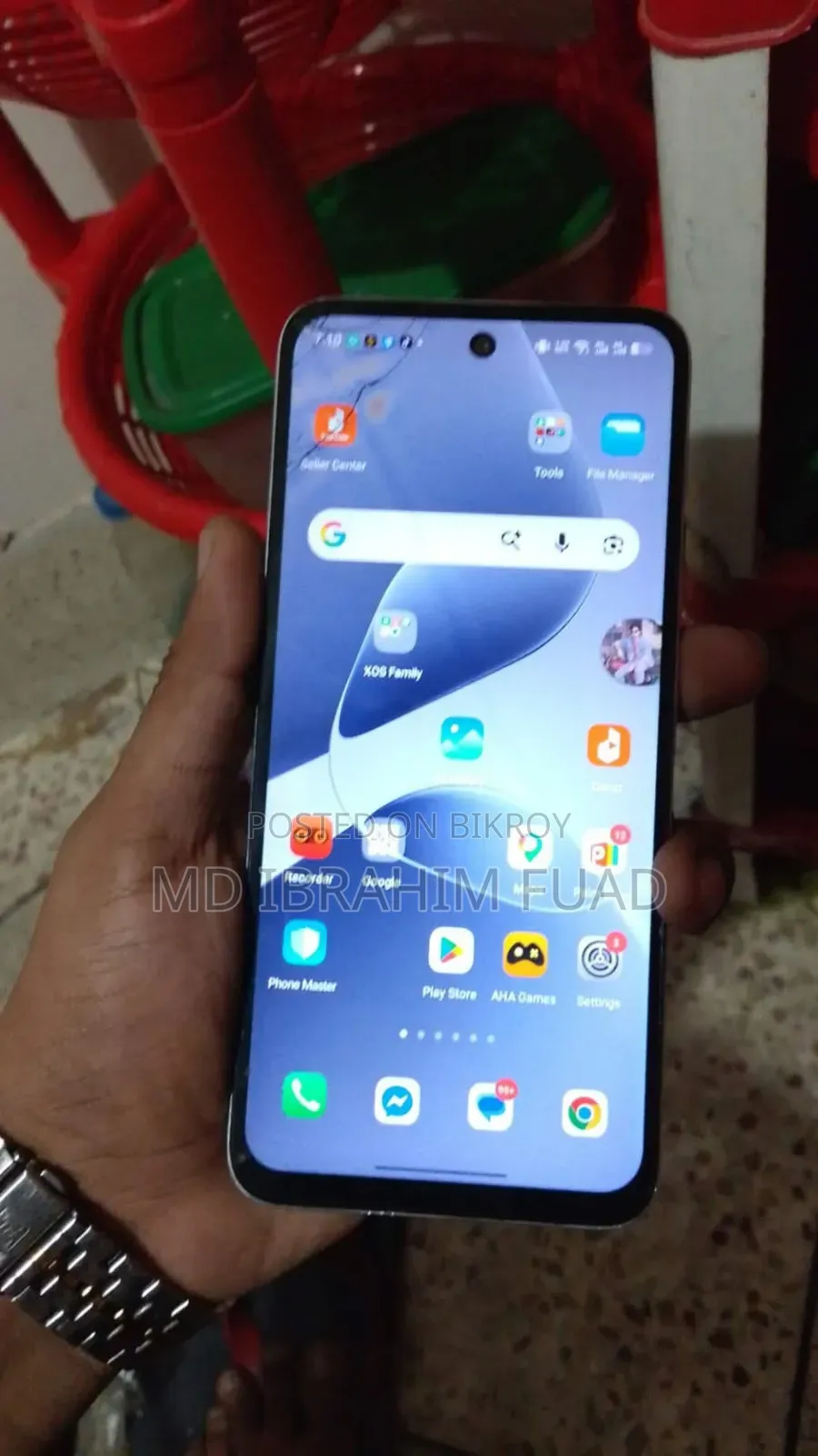 ইনফিনিক্স হট ৬০আই ১২৮ জিবি সিলভার
