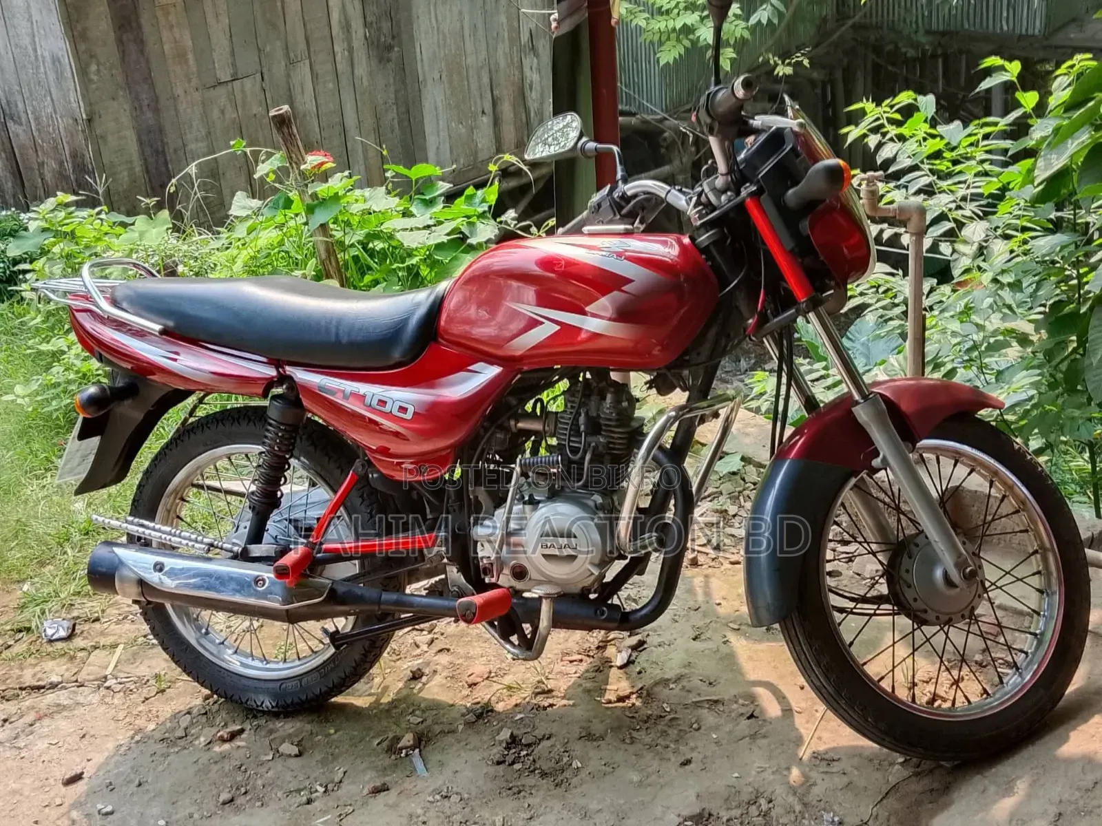 Bajaj CT 100 2017 Red