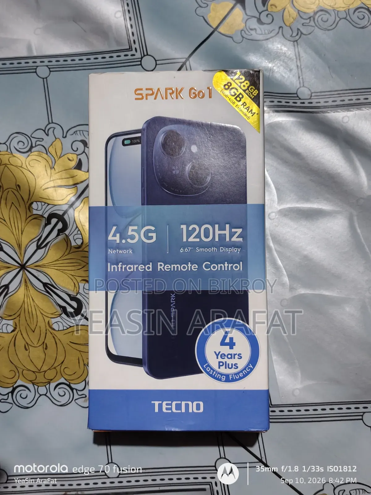 Tecno Spark Go 128 GB Gold