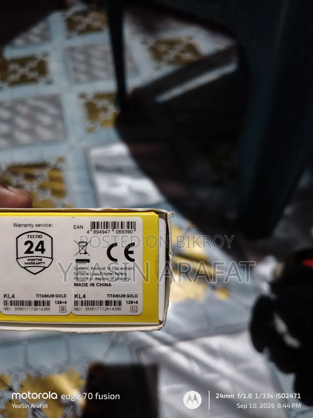 Tecno Spark Go 128 GB Gold