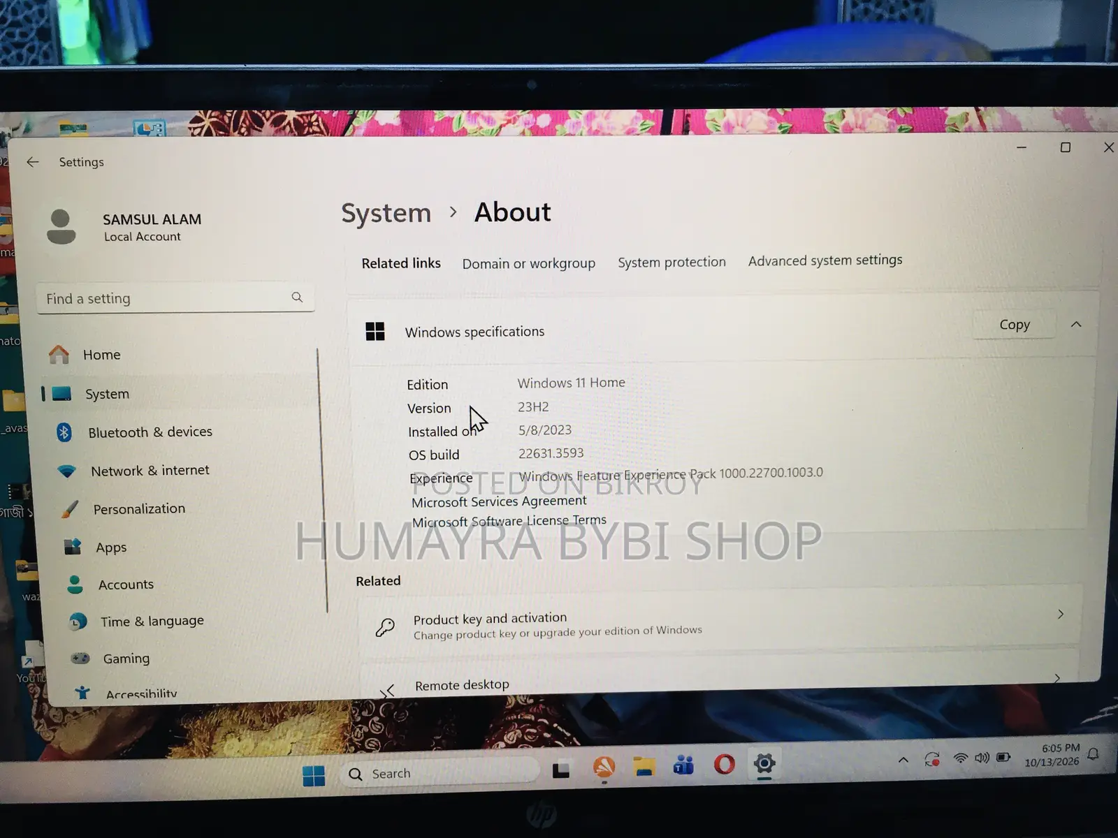 Laptop HP Pavilion x360 14 4GB Intel Pentium HDD+SSD 256GB