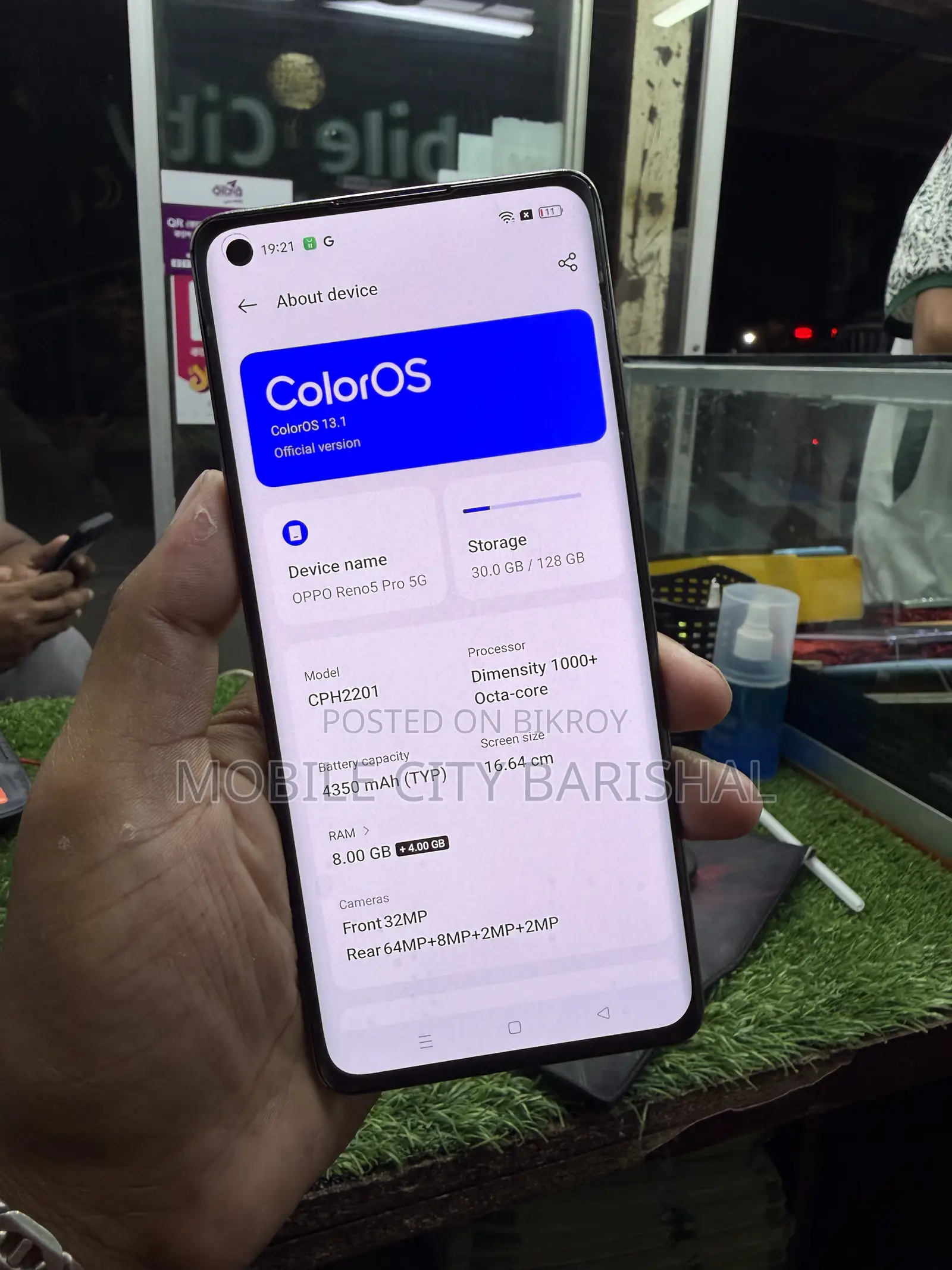 Oppo Reno 5 128 GB Silver