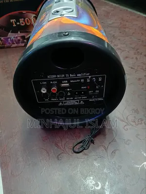 T-500 Bass Speaker Box | Bluetooth, USB and Memory Card Support