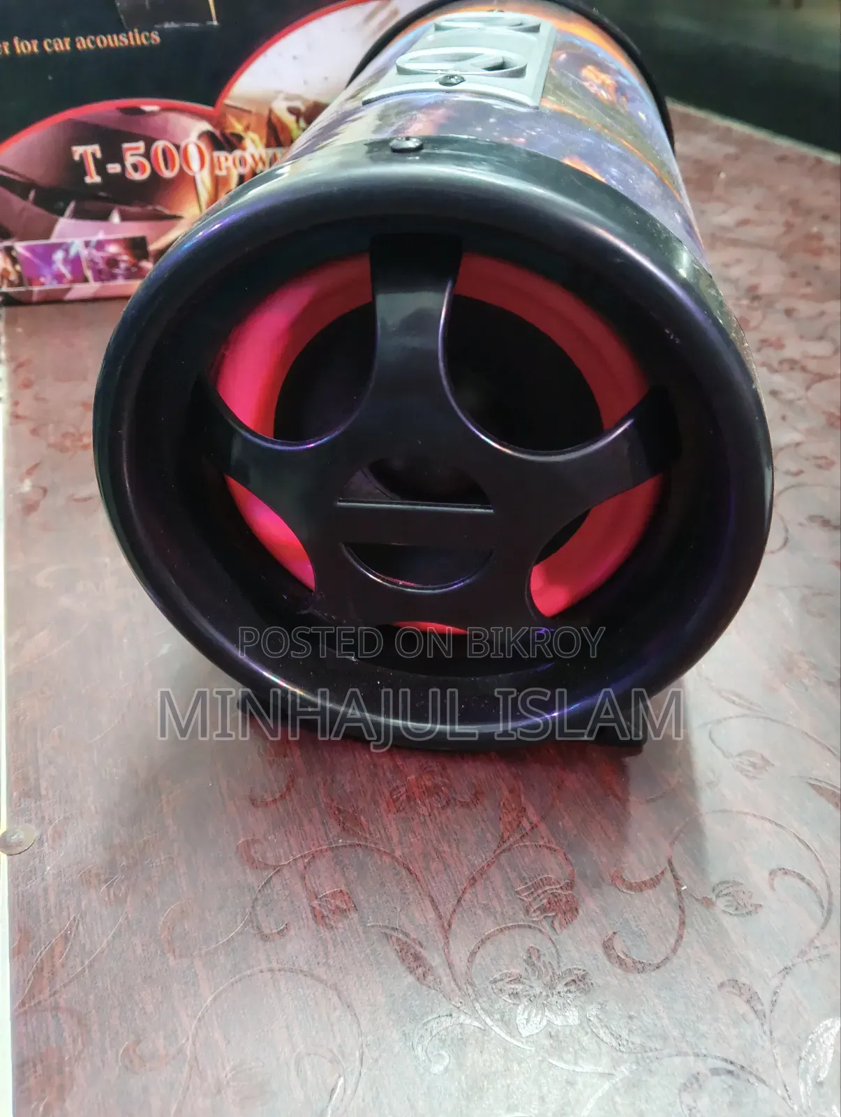 T-500 Bass Speaker Box | Bluetooth, USB and Memory Card Support