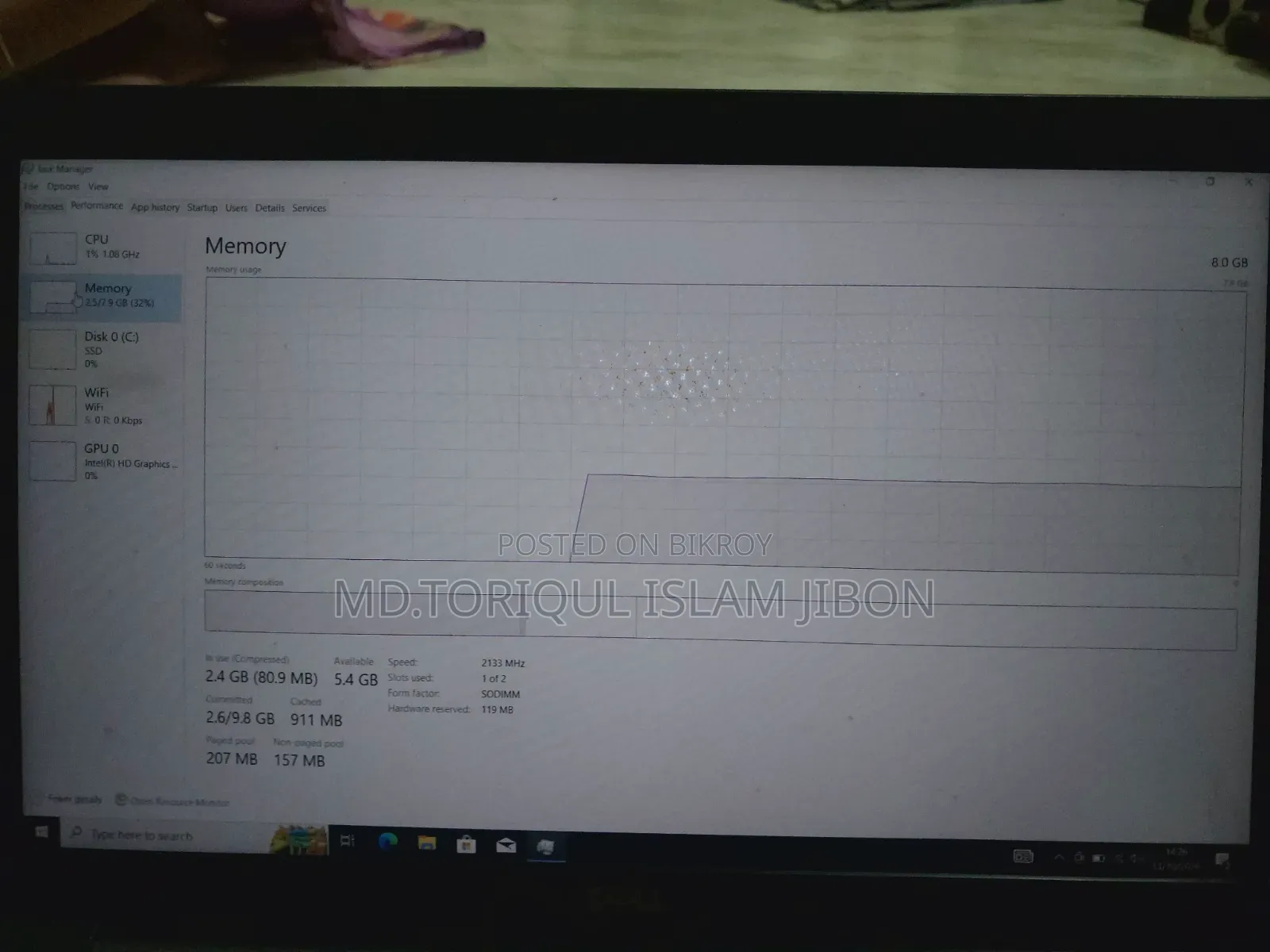 Laptop Dell Latitude 7480 8GB Intel Core i5 SSD 128GB