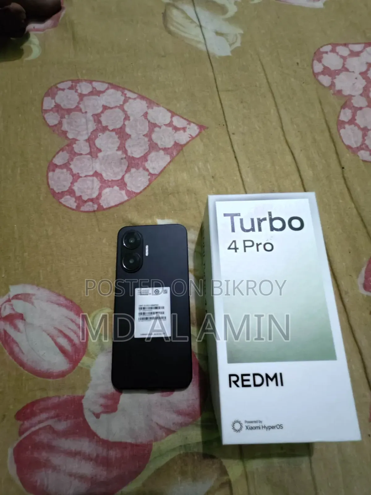 Xiaomi Redmi Turbo 4 Pro 256 GB Black