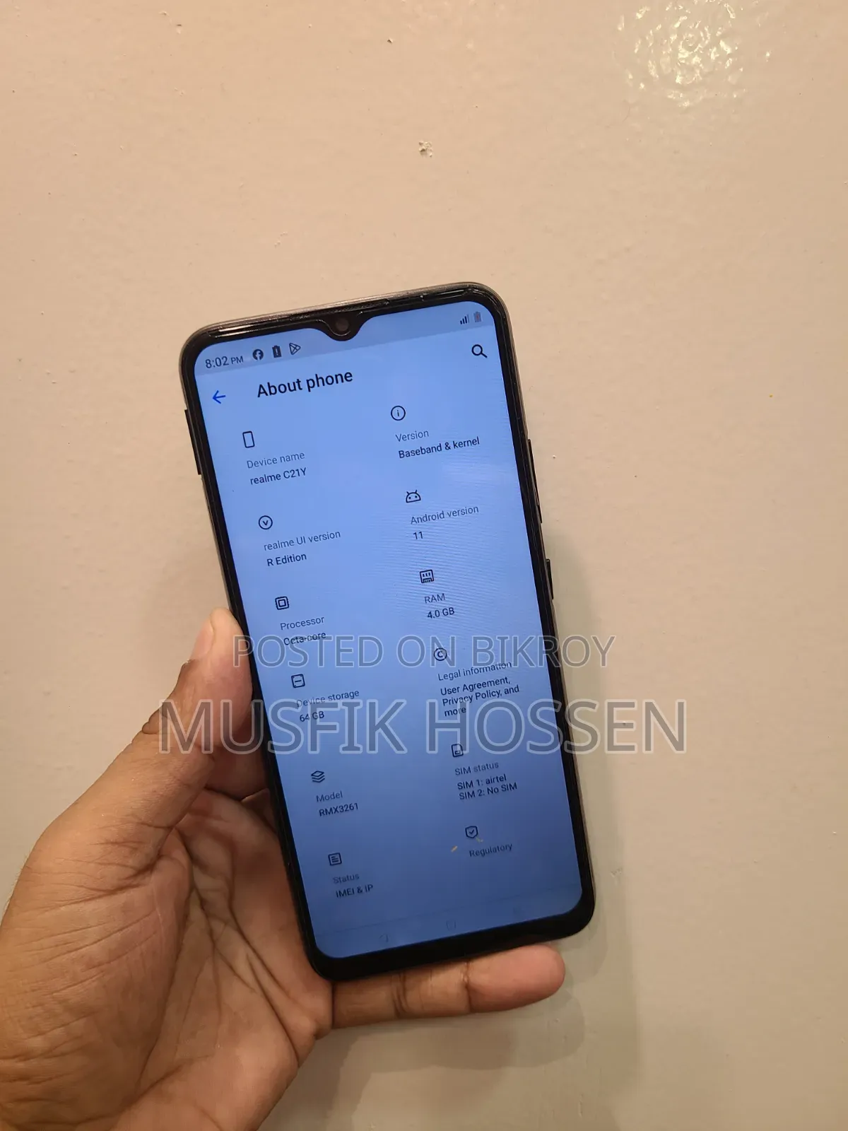 Realme C21Y 64 GB Silver