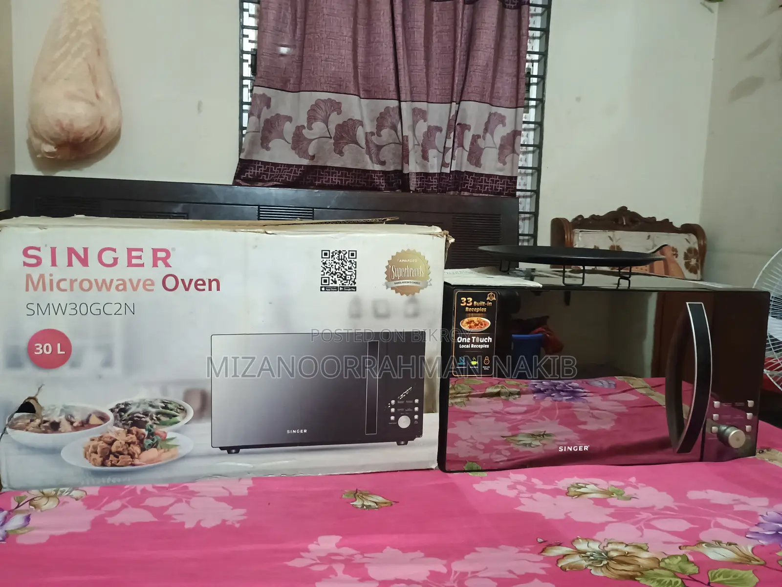 সিঙ্গার ৩০ লিটার গ্রিল এবং কনভেকশন ওভেন ফুল ফ্রেশ