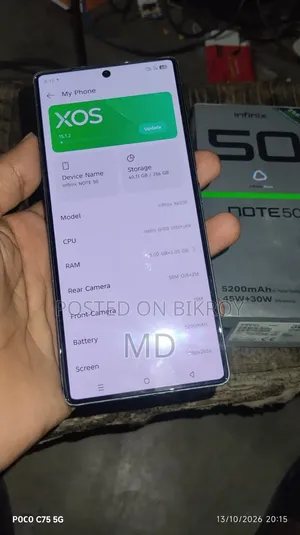 Infinix Note 50 4G 256 GB Black