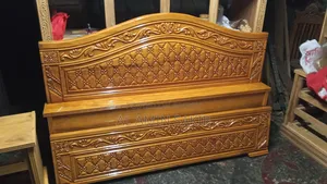 অরিজিনাল পাহাড়ি কাঁঠাল কাঠের খাট ও সাইট বক্স