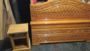 অরিজিনাল পাহাড়ি কাঁঠাল কাঠের খাট ও সাইট বক্স