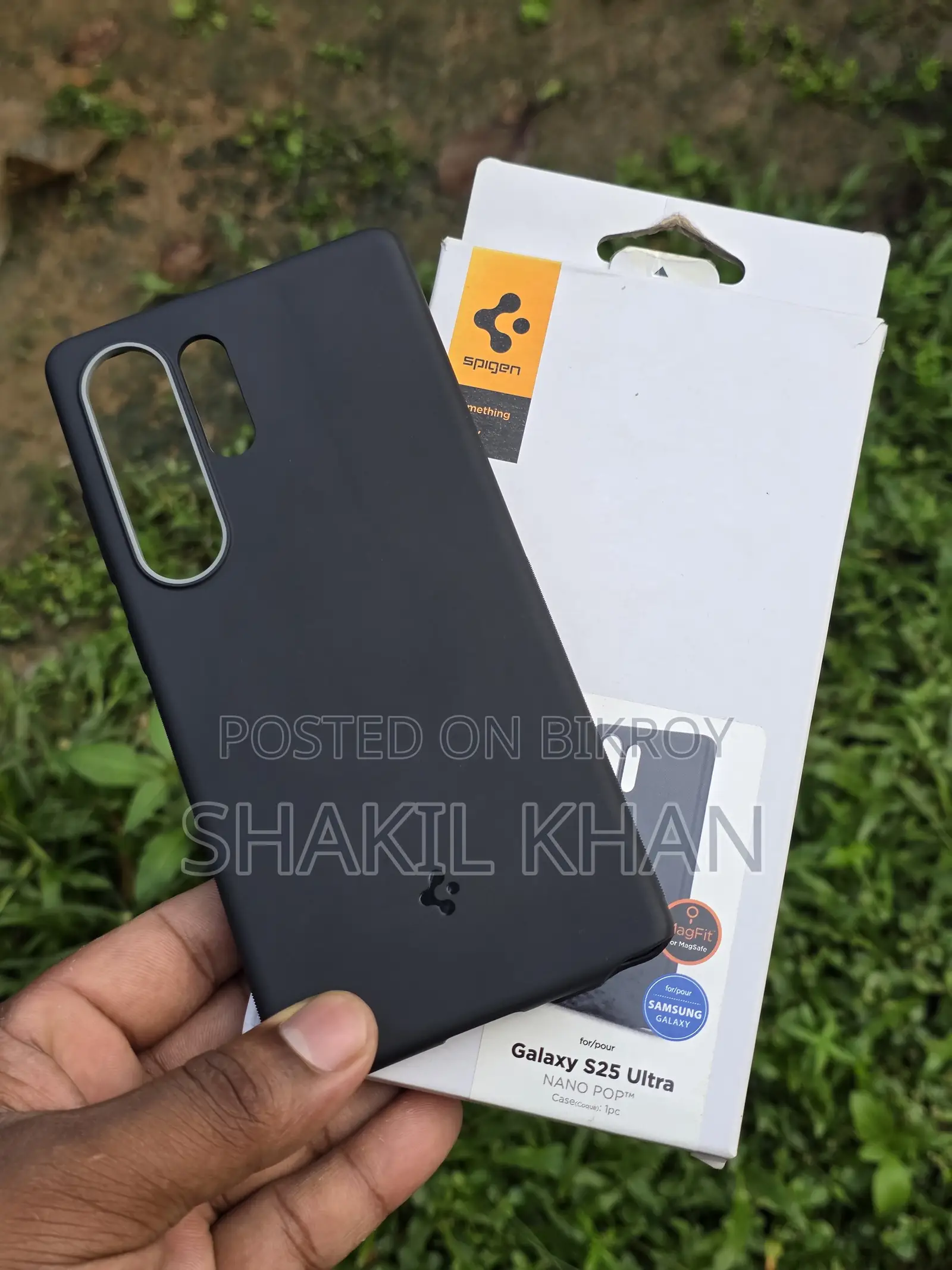 Nano Pop Case for S25 Ultra Black New