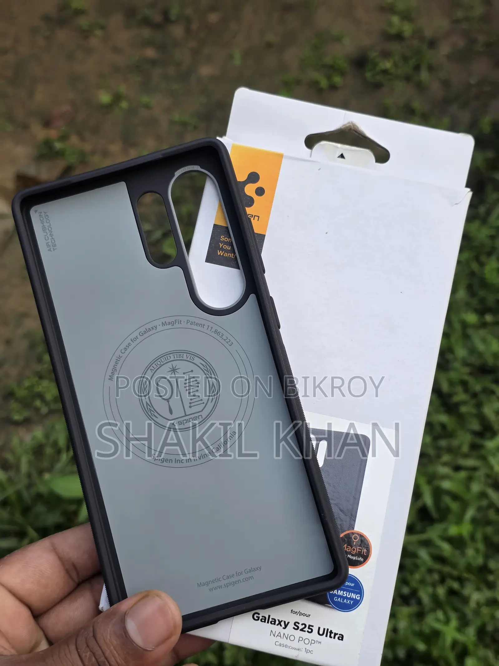 Nano Pop Case for S25 Ultra Black New