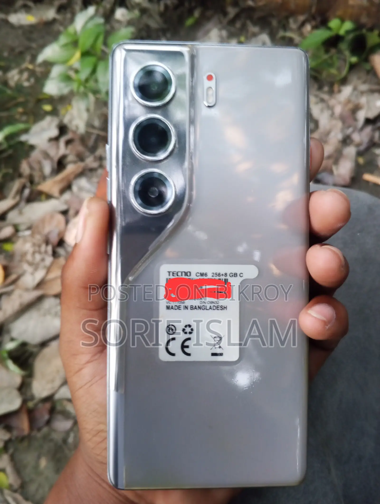 Tecno Camon 40 Pro 4G 256 GB Silver