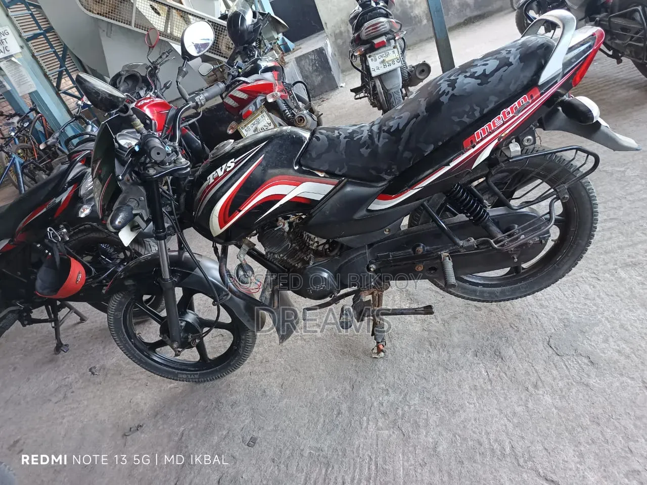 টিভিএস মেট্রো ২০১৭ ব্ল্যাক