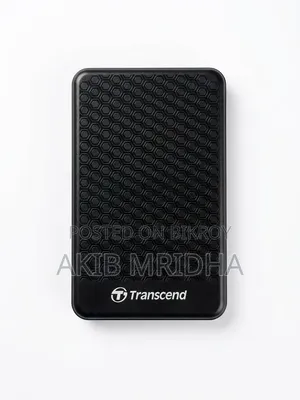 Transcend 1TB External Hard Drive (TS1TSJ25A3K) - Very Good Condition