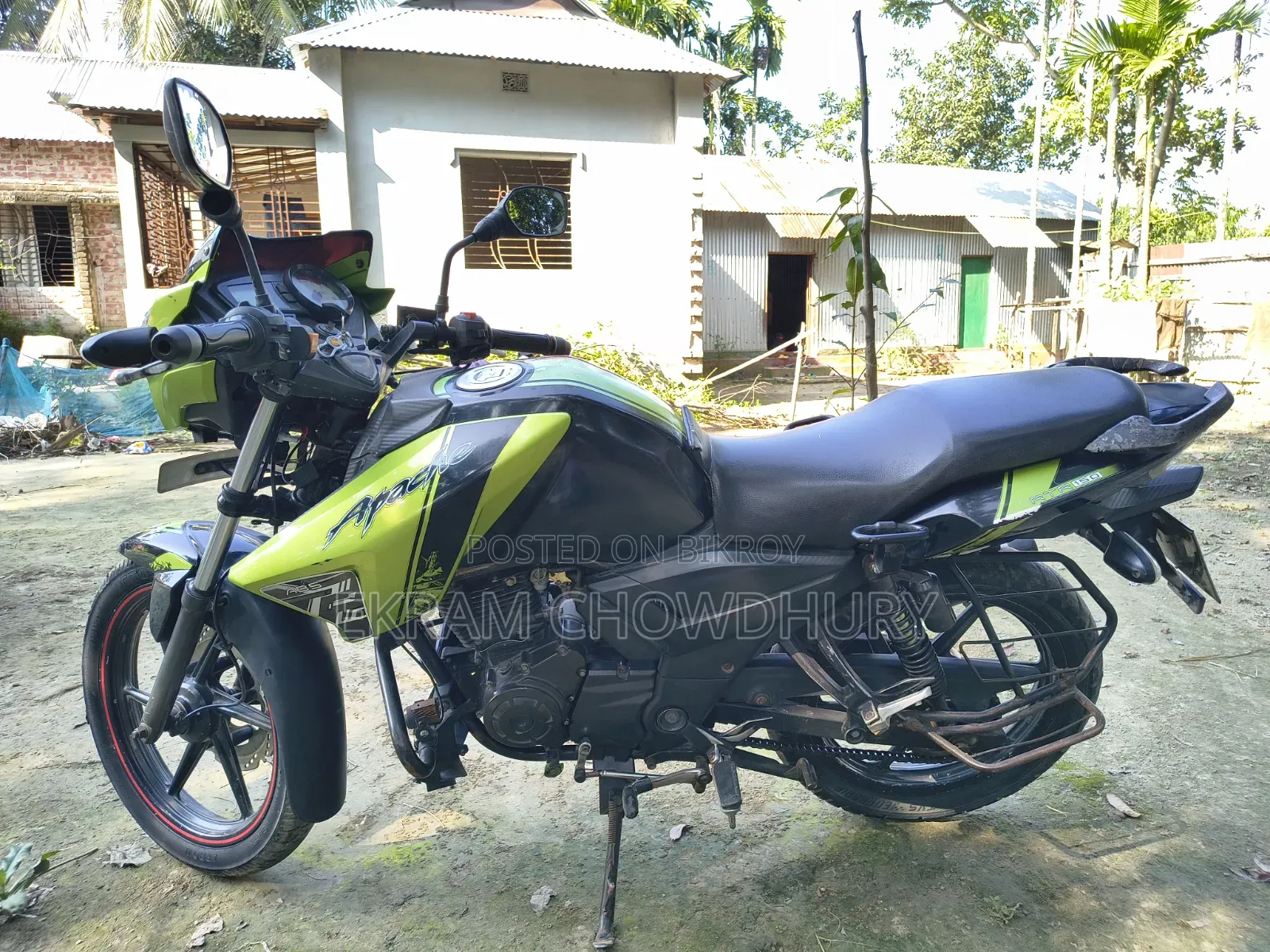 TVS Apache RTR 160 2V 2016 Green