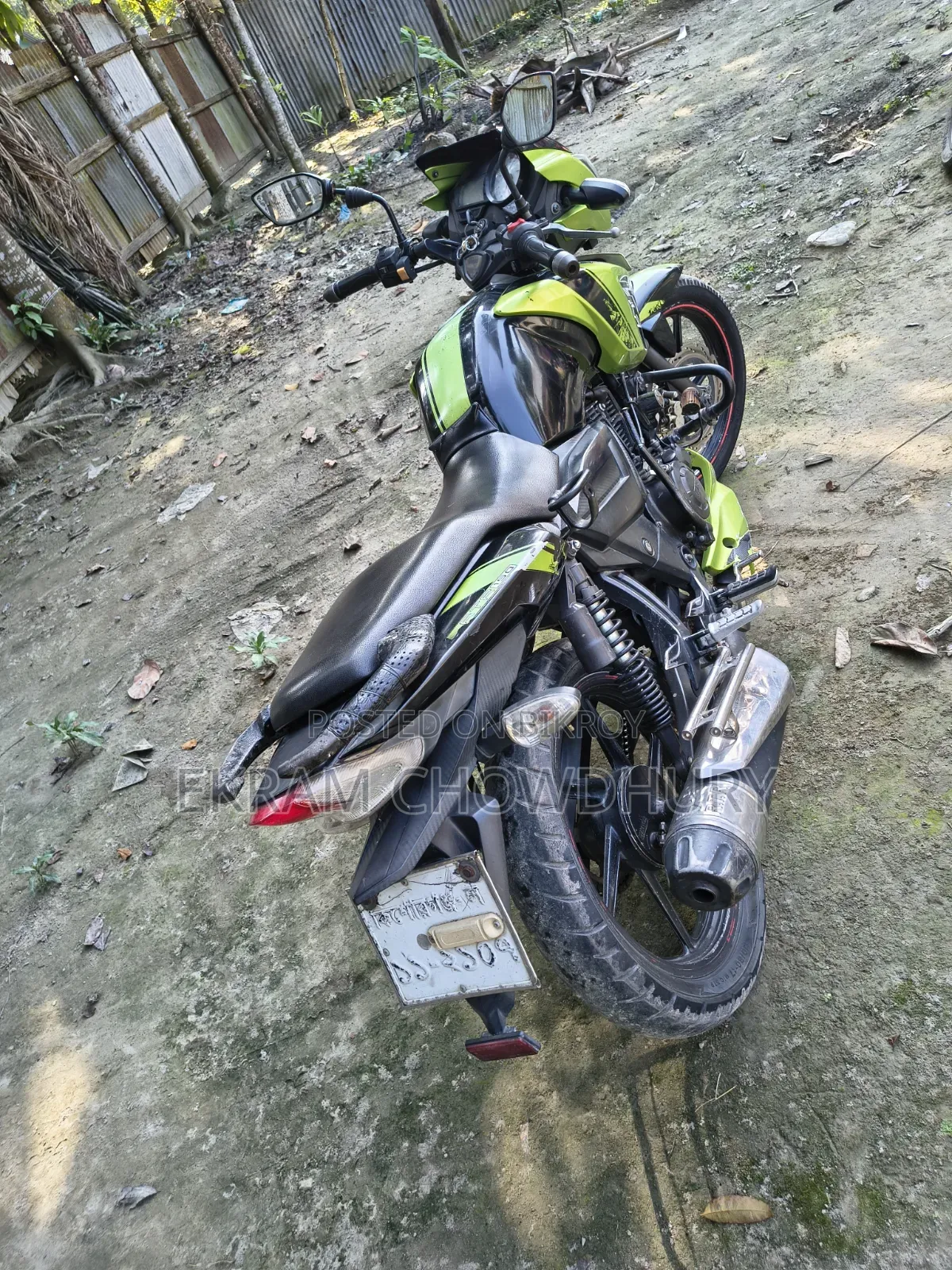 TVS Apache RTR 160 2V 2016 Green