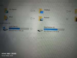 ল্যাপটপ ডেল ৮জিবি এসএসডি ২৫০জিবি