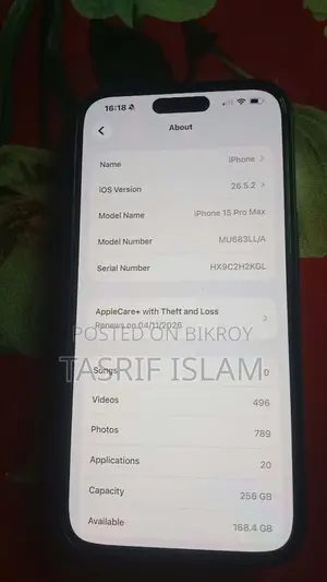 Apple iPhone 15 Pro Max 256 GB Black