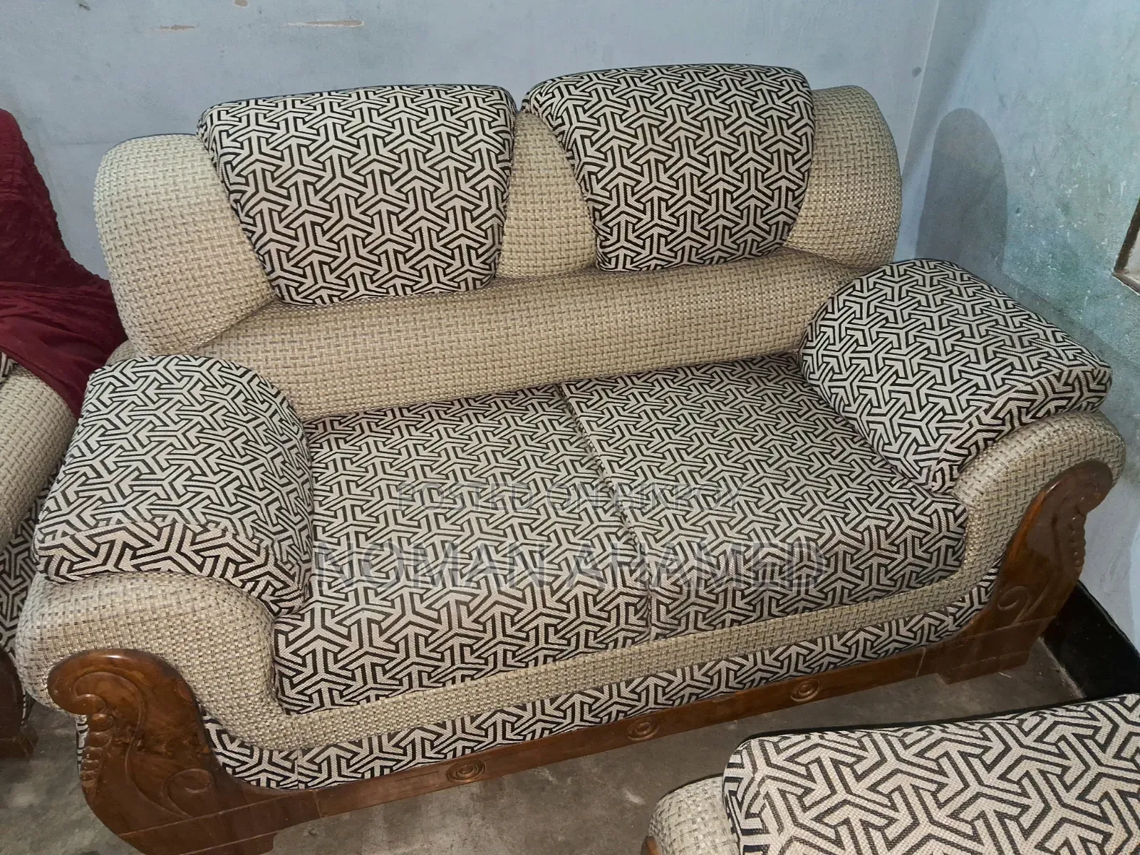 সেগুন কাঠের তুকি সোফা