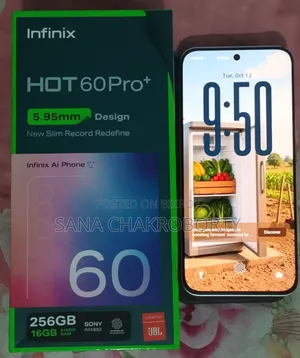 Infinix Hot 60 Pro 256 GB Silver