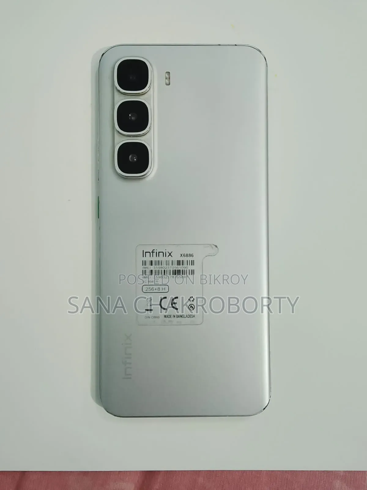 Infinix Hot 60 Pro 256 GB Silver