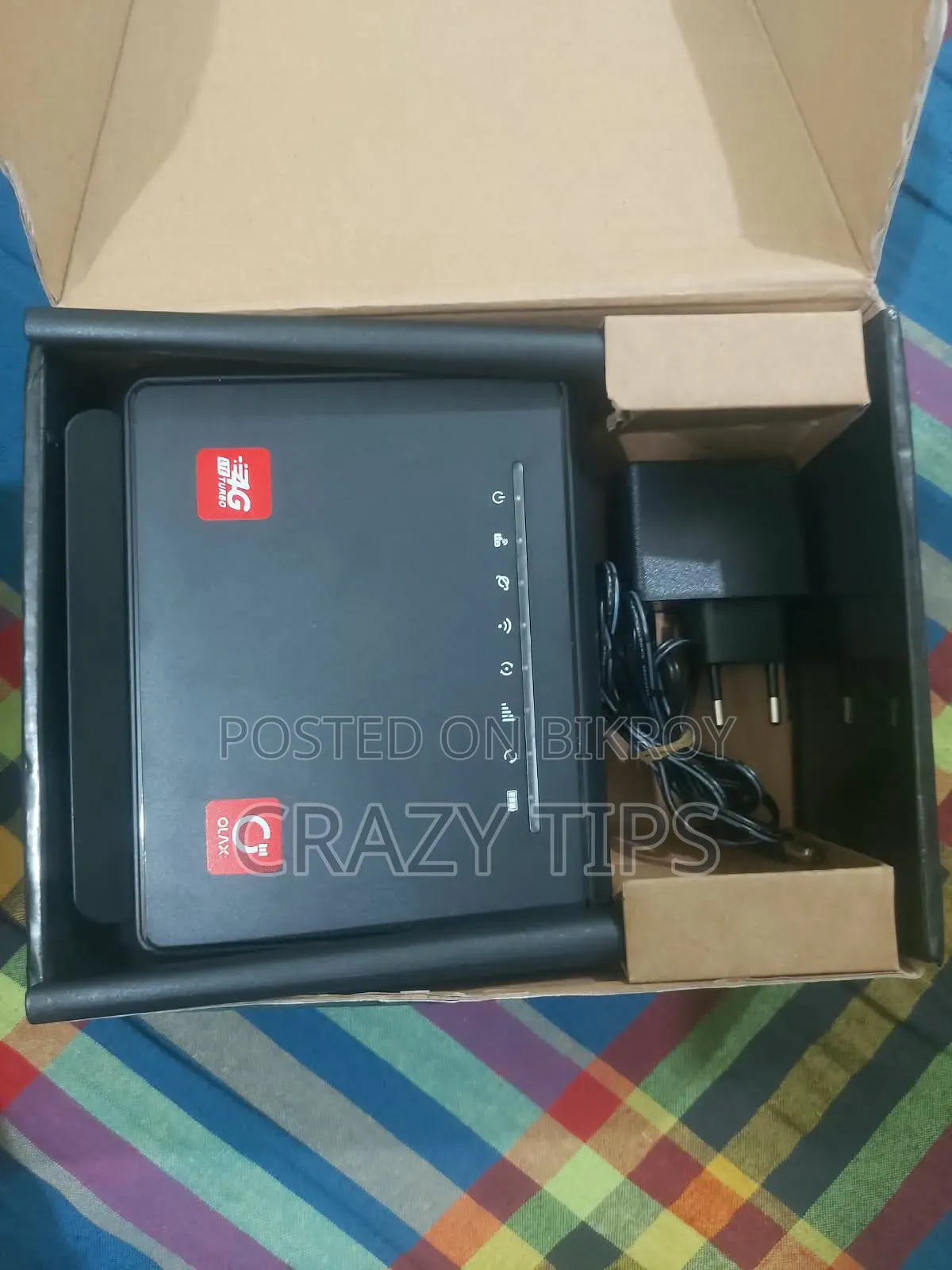 Olax Mc60 4G WiFi Router 5h Battery Back Up