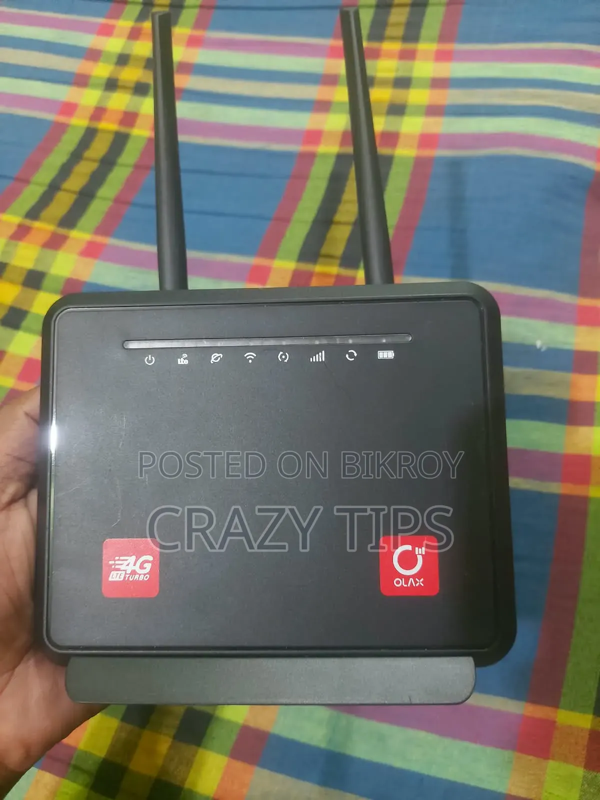 Olax Mc60 4G WiFi Router 5h Battery Back Up