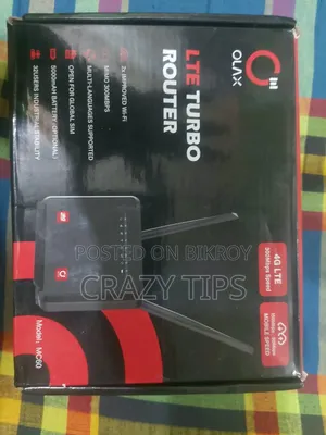 Olax Mc60 4G WiFi Router 5h Battery Back Up