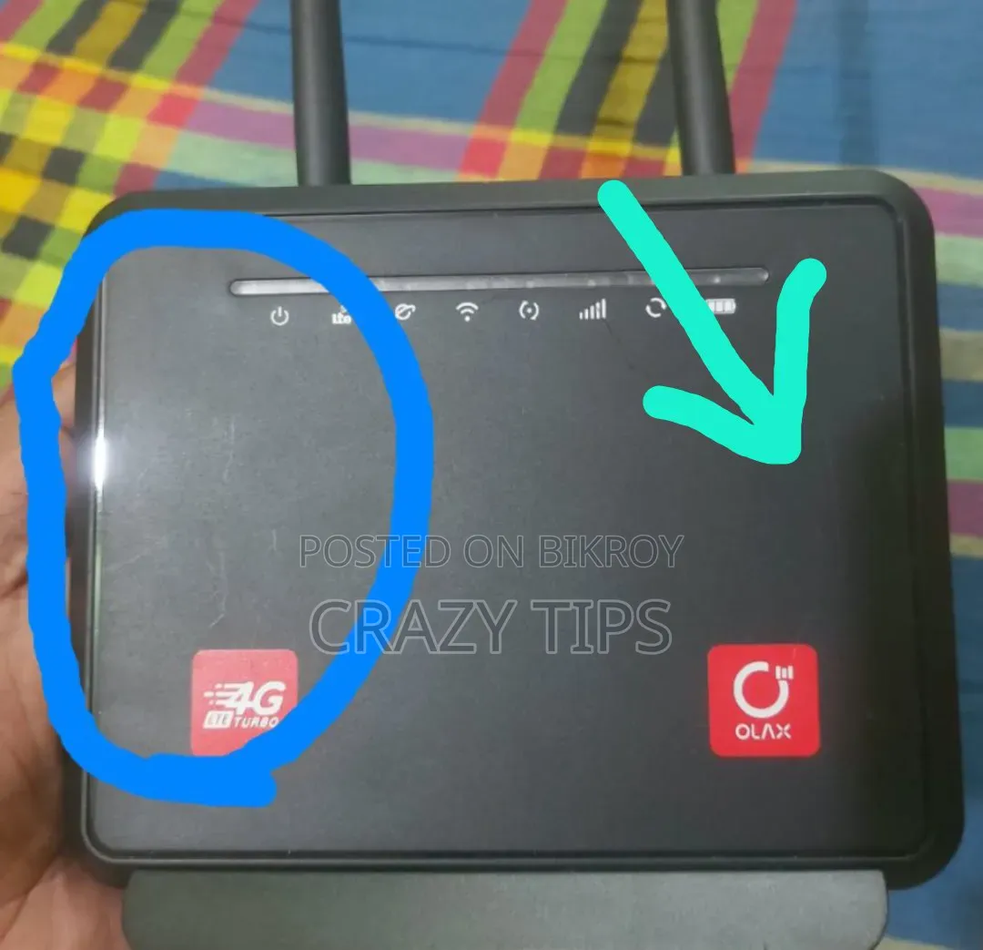 Olax Mc60 4G WiFi Router 5h Battery Back Up