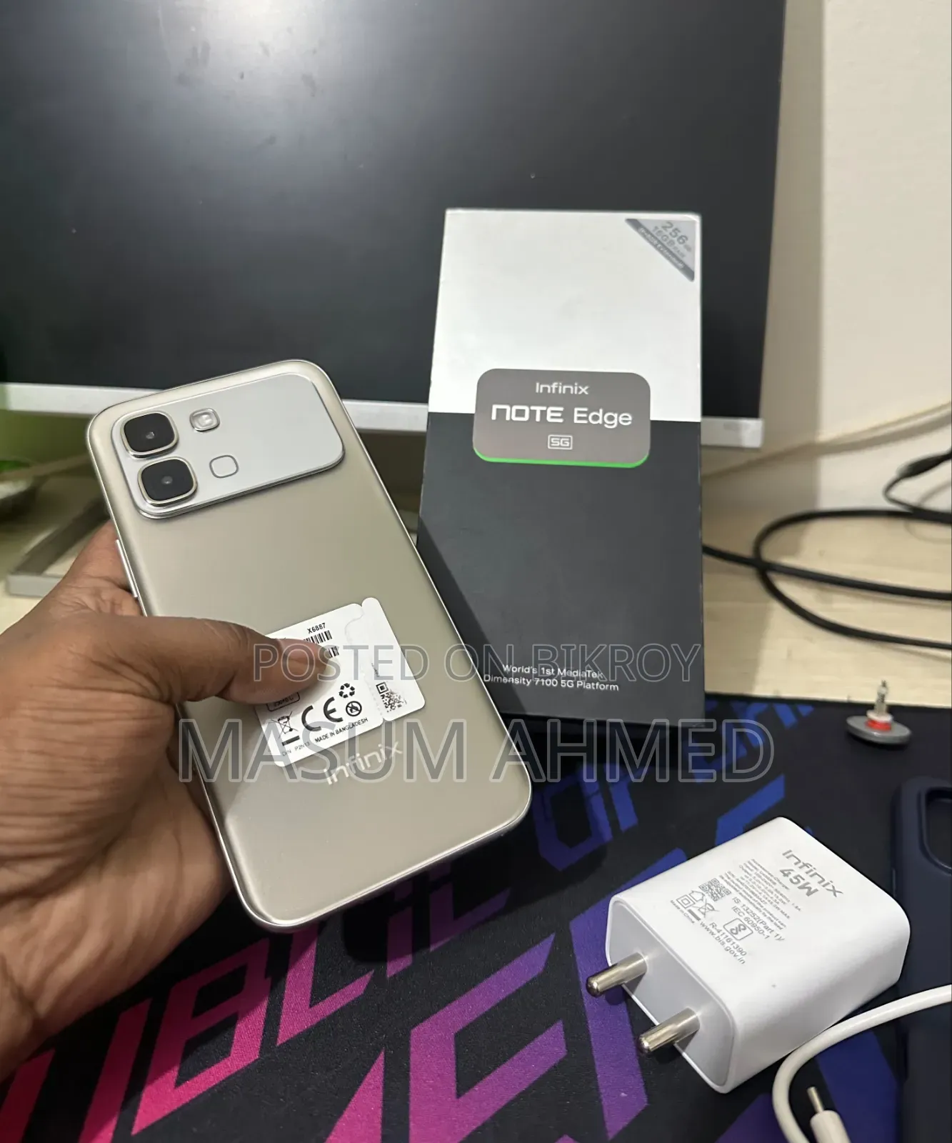 Infinix Note Edge 256 GB Rose Gold