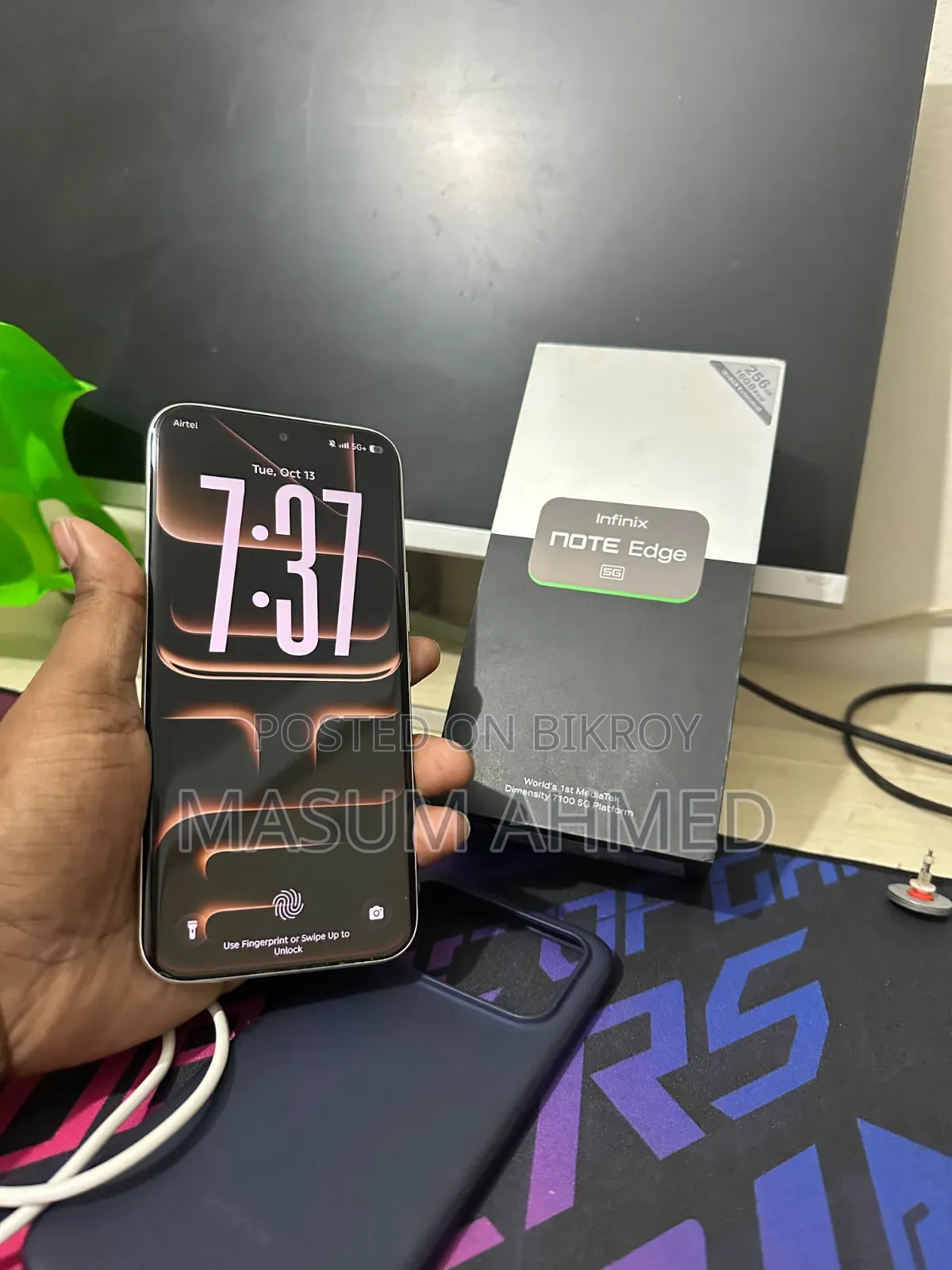 Infinix Note Edge 256 GB Rose Gold