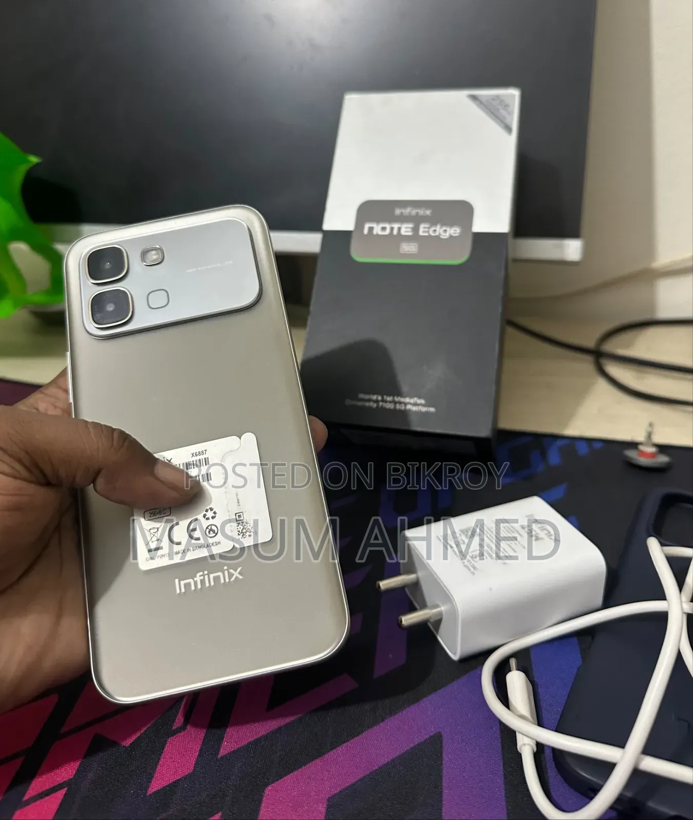 Infinix Note Edge 256 GB Rose Gold