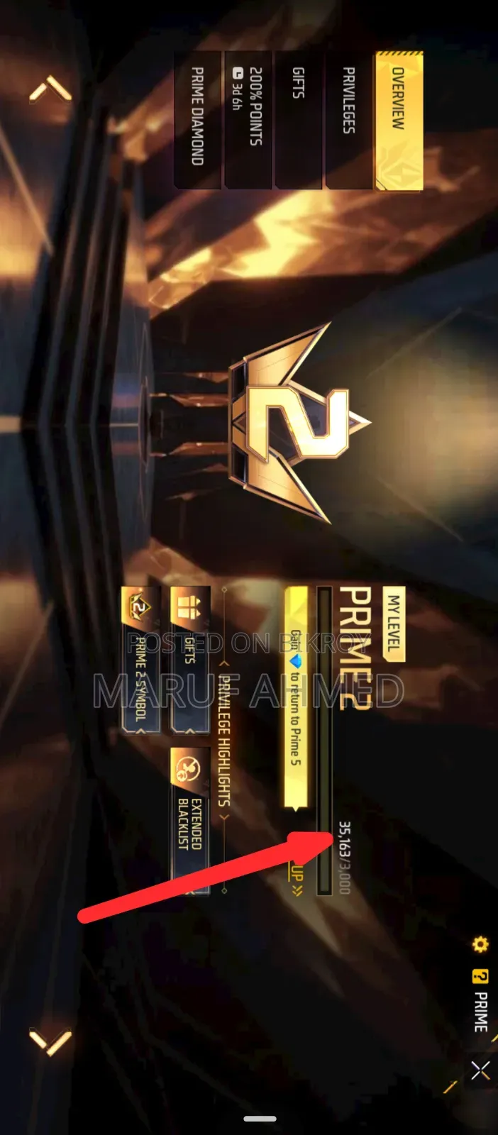 Free Fire Id 72 LVL Old Collection