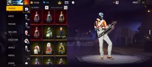Free Fire Id 72 LVL Old Collection