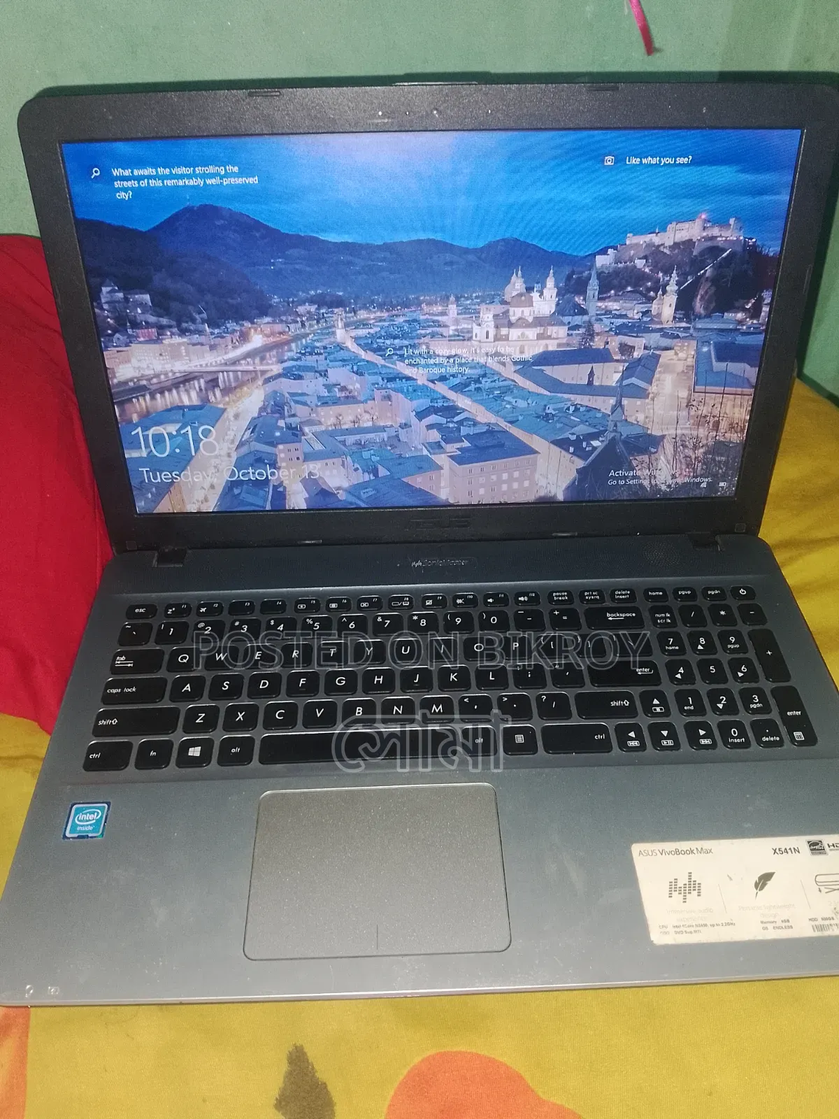 Laptop Asus VivoBook Max X541UA 4GB Intel Core 5 HDD+SSD 128GB