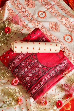 100% Pure Cotton Three Pices ( Brand New ) - Bexi Boil Akash Tara