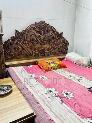 কড়ই কাঠের খাট ও ওয়ারড্রপ 