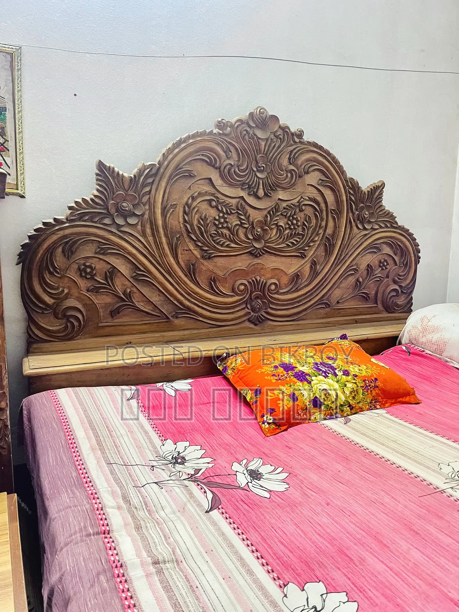 কড়ই কাঠের খাট ও ওয়ারড্রপ 