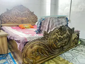 কড়ই কাঠের খাট ও ওয়ারড্রপ 