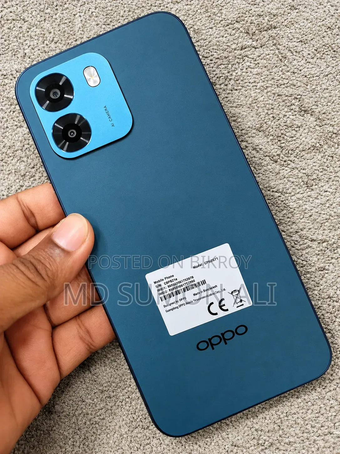 অপ্পো এ৬ ১২৮ জিবি ব্লু