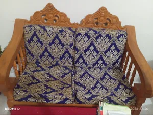 Good quality Chittagong teak wood sofa.