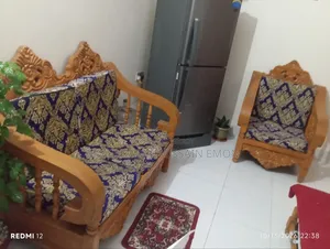 Good quality Chittagong teak wood sofa.