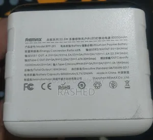 Powerful Remax Power Bank 80,000 Mah
