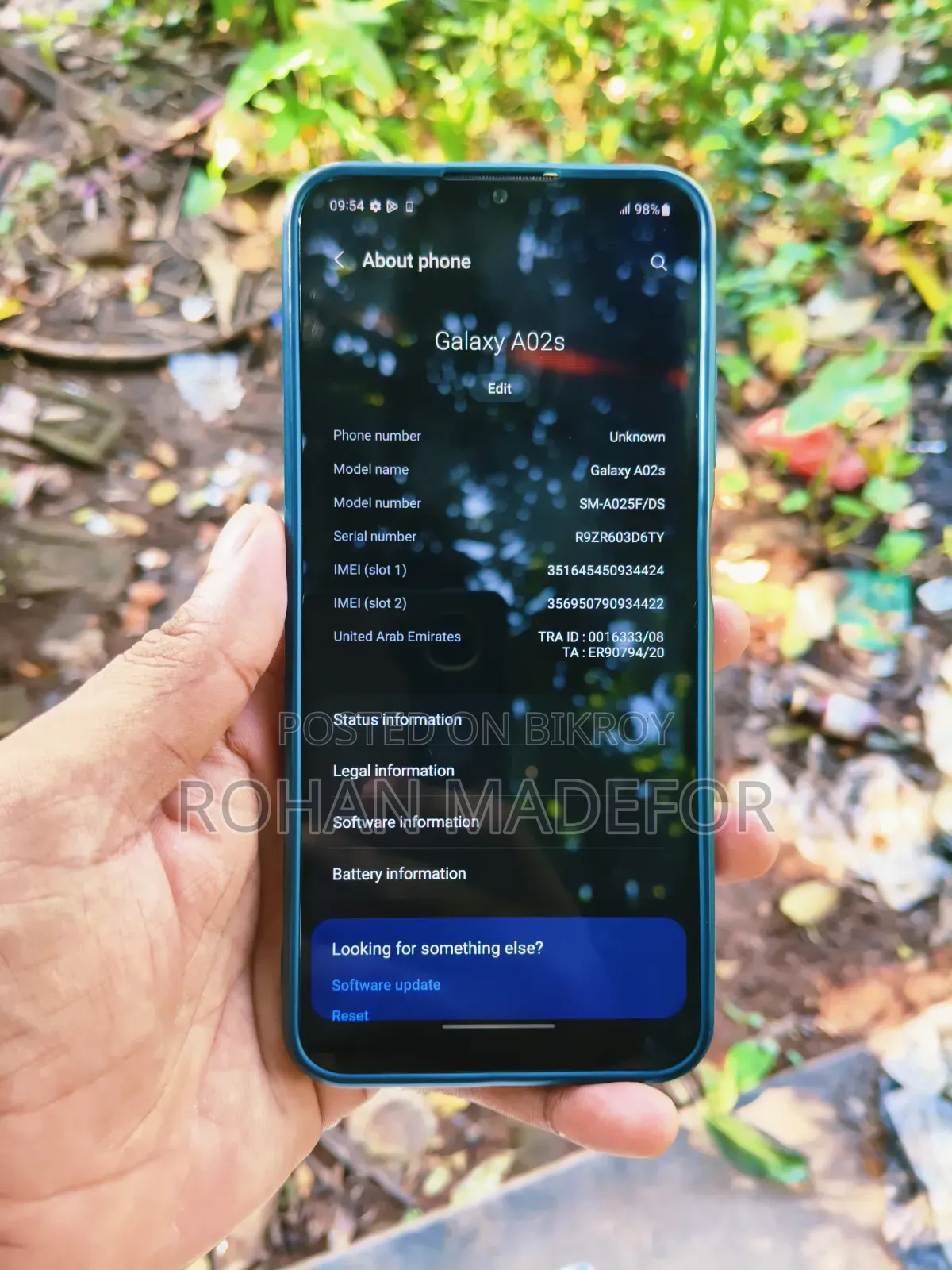 Samsung Galaxy A02S 64 GB Blue